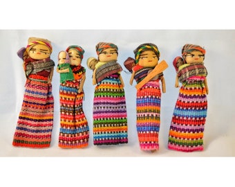 Sorgenpuppe Mutter mit Kind