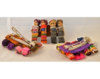 Med 2in Worry Doll Haarspange