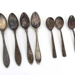 Vintage Silver Plated Teaspoons - Antiques and Collectables