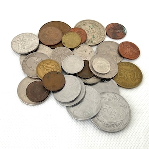 Mixed Vintage Coins from Around the World