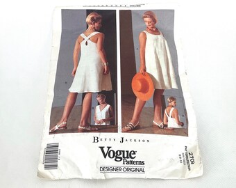 Modello di cucito vintage Vogue n. 2709 - Abito di BETTY JACKSON del 1991