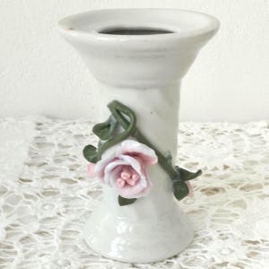 Ceramic Candlestick Holder - Vintage Home Decor