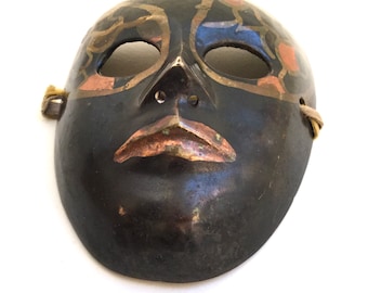 Black Brass Mask - Vintage Wall Decor Ornaments