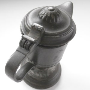 Vintage Pewter Jug - Rustic Home Decor - Pewter Ornament
