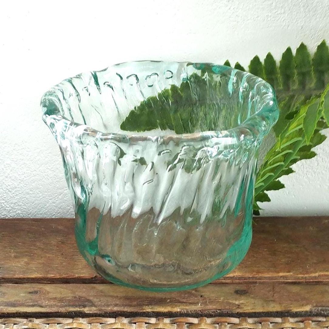 RECYCLED GLASS MADE IN SPAIN グリーン系ボトル3個 RECYCLED GLASS