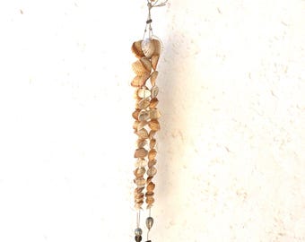 Shell Wind Chime - Handmade Home Decor - Decorative Hanging Shell Mobile