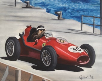 Formula 1 - Ferrari - Wall Art - Original Artwork - Oil Painting
