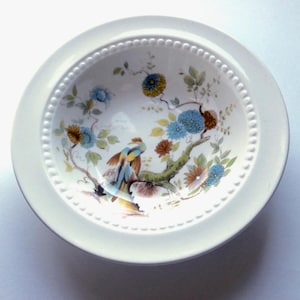 ROYAL CAULDON White Ironstone Vintage Bowl - PARADISE