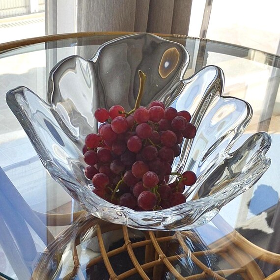 ヴィンテージ ホルムガード ガラス ボウル - エレガントなテーブル