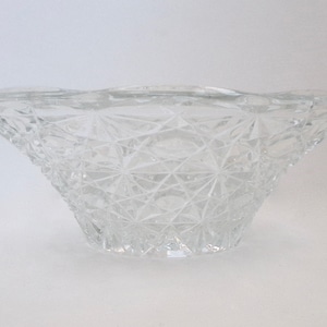 Vintage Clear Crystal Bowl - Bon Bon Dish