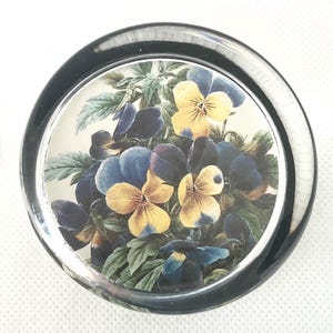 Glas DAPHNE PAIN Briefbeschwerer - Vintage Schreibtisch Accessoire
