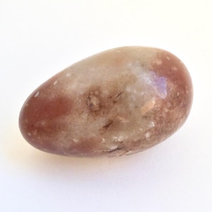 Hand Carved Agate Marble Egg - Vintage Decor for Gifts