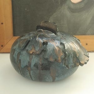 Leaf Pottery 1980s Vase - Vintage Studio Pottery Vase