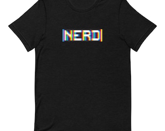 T-shirt unisexe à manches courtes Nerd