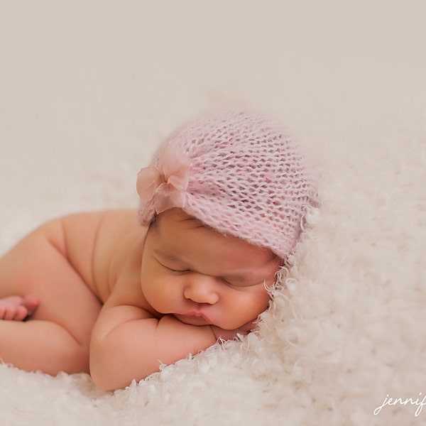 Baby Turban Hat, Turban Beanie, Rhinestone Beanie, Organic Baby Hat, Cream Baby Turban, Barley Baby Turban, Newborn Baby Girl Photo Props