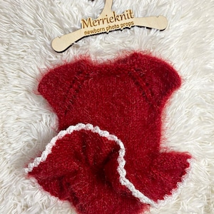 Newborn Christmas romper for Girl Newborn Christmas Dress for Baby Girl Christmas Outfit for Girl Christmas ballerina dress Ruffle romper