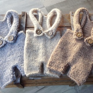 Newborn romper, Romper, Knit romper, Newborn knit, Newborn sizes, Overall, Choose your color,Photography prop, Button, RTS