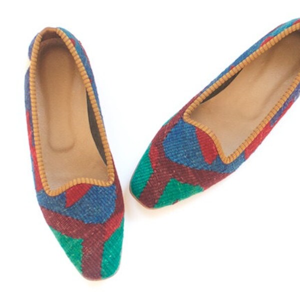 Kilim shoes. US size 9 (EU size 39)