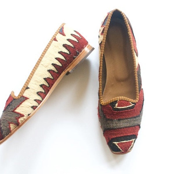 Kilim shoes. US size 9 (EU size 39)