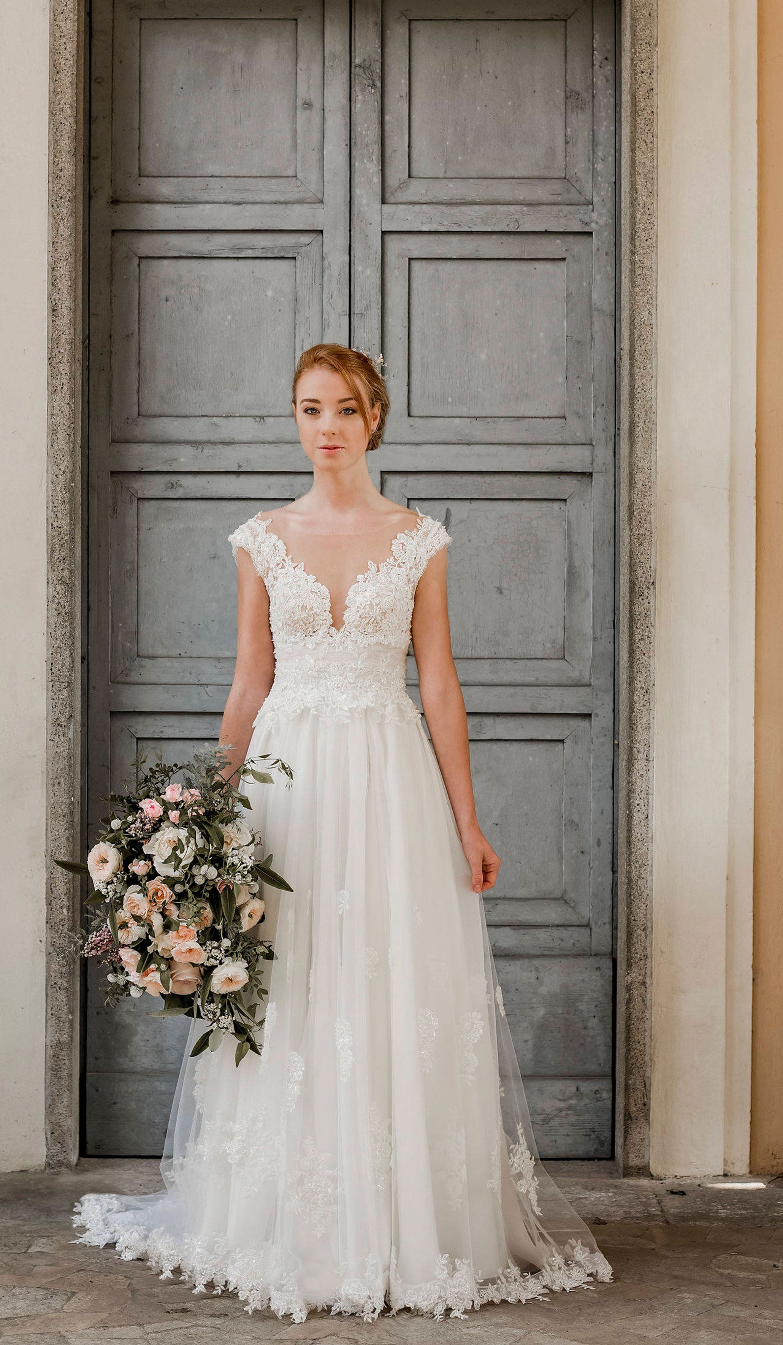 Ivory Lace Wedding Gown main image 0