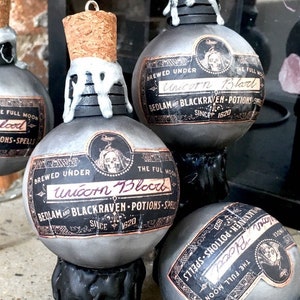 Eenhoorn Bloeddrankfles Snuisterij/Ornament