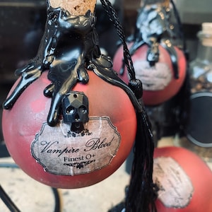 Vampire Blood Potion Bottle Bauble/Ornament