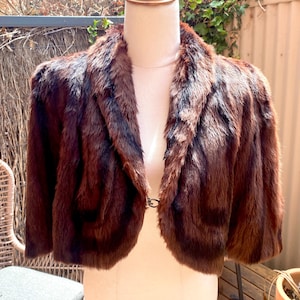 Australisches Vintage Pelz Cape