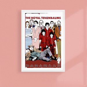 The Royal Tenenbaums Poster: Wes Anderson Film Print, Gallery Wall Art