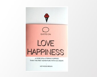 Love and Happiness Quotes- Set of 5 prints- 6x4