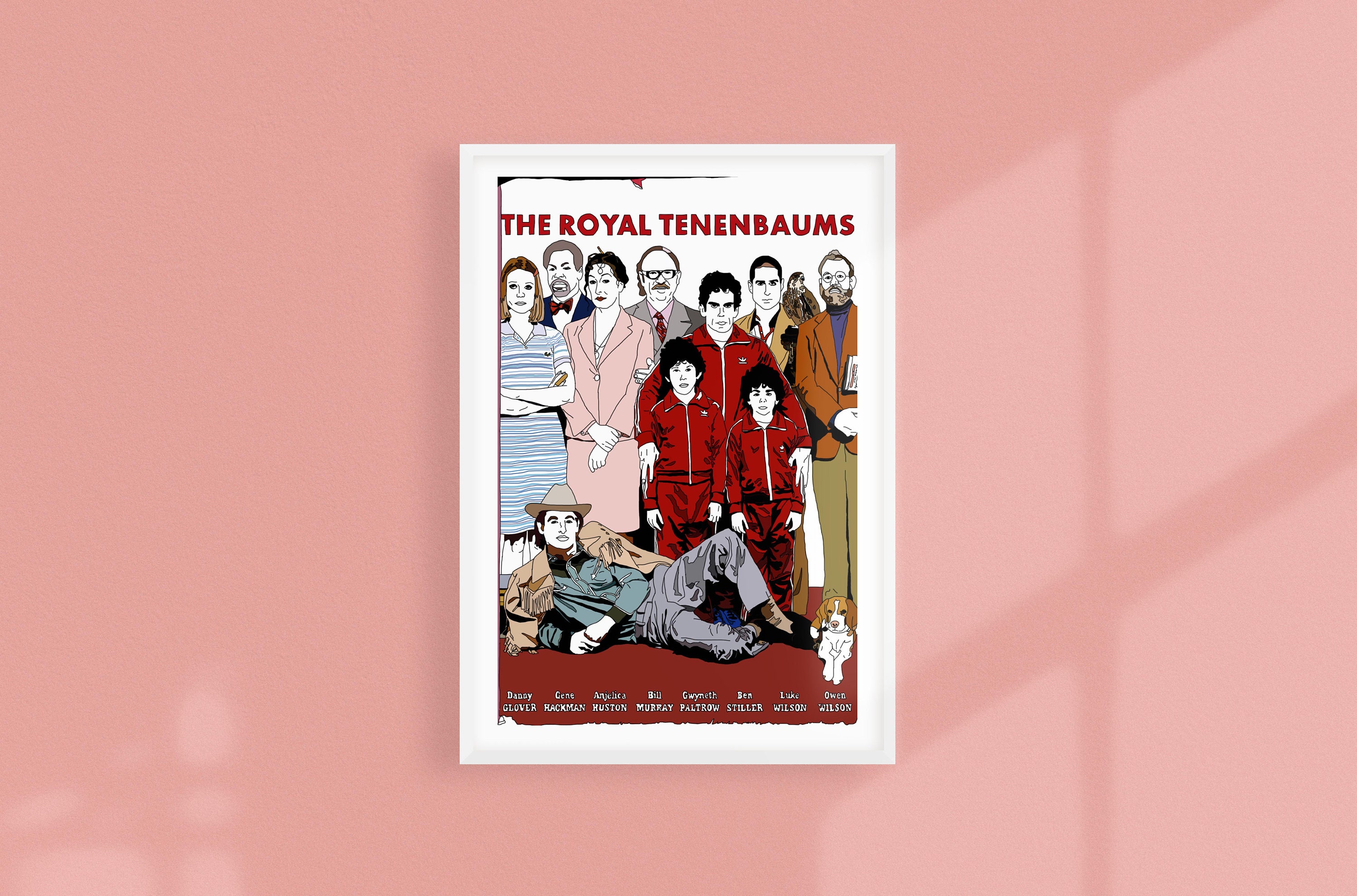 The Royal Tenenbaums A4 Poster. Movie Fan Gift. Style Film Etsy
