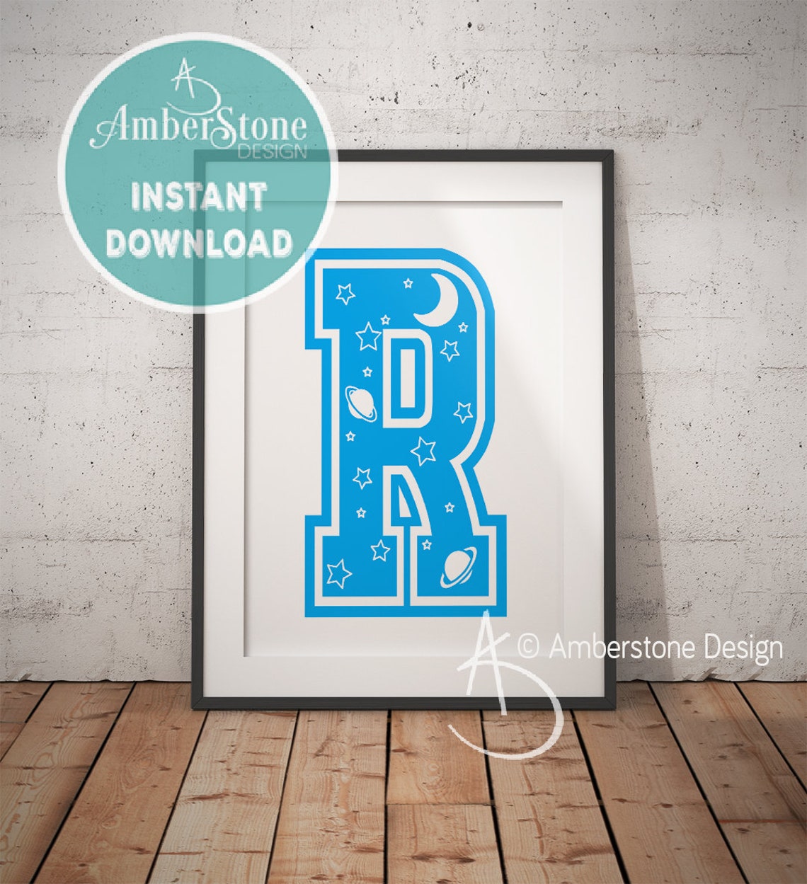 NURSERY LETTER R Print Letter R Letter R Print Letter R Etsy