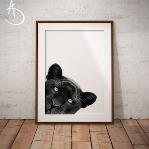 BLACK PANTHER PRINT, Download, Printable, Black Panther decor, Printable Black Panther Poster, Prints, Nursery Decor, Prints, Black Panther