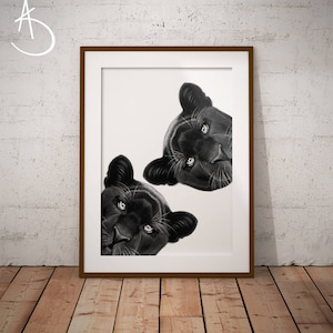 BLACK PANTHER PRINT, Black Panther Drawing download, Black Panther Wall decor, Art, Printable Poster, Black Panther Decor, Black Panther Art