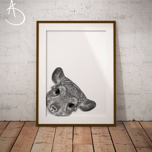 CHINCHILLA PRINT, Chinchilla Drawing download, Chinchilla decor, Peekaboo Chinchilla , Printable Chinchilla Poster, Prints, Nursery Decor