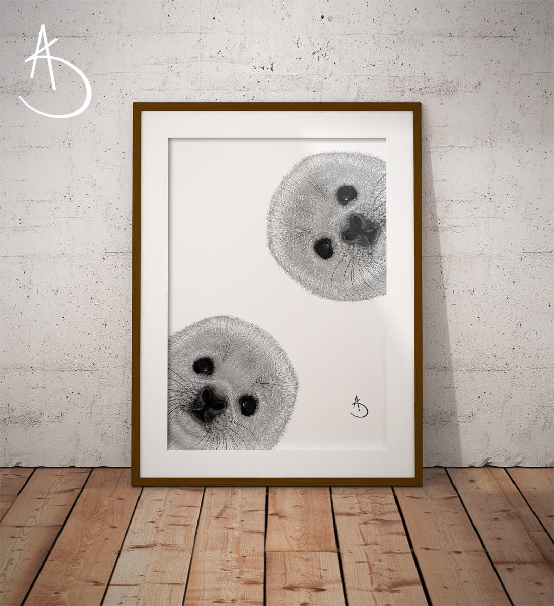 BABY SEAL PRINT Download Print Seal Wall Decor Baby Seal Etsy