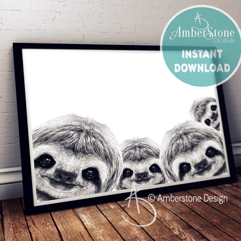 Sloth Decor - Etsy