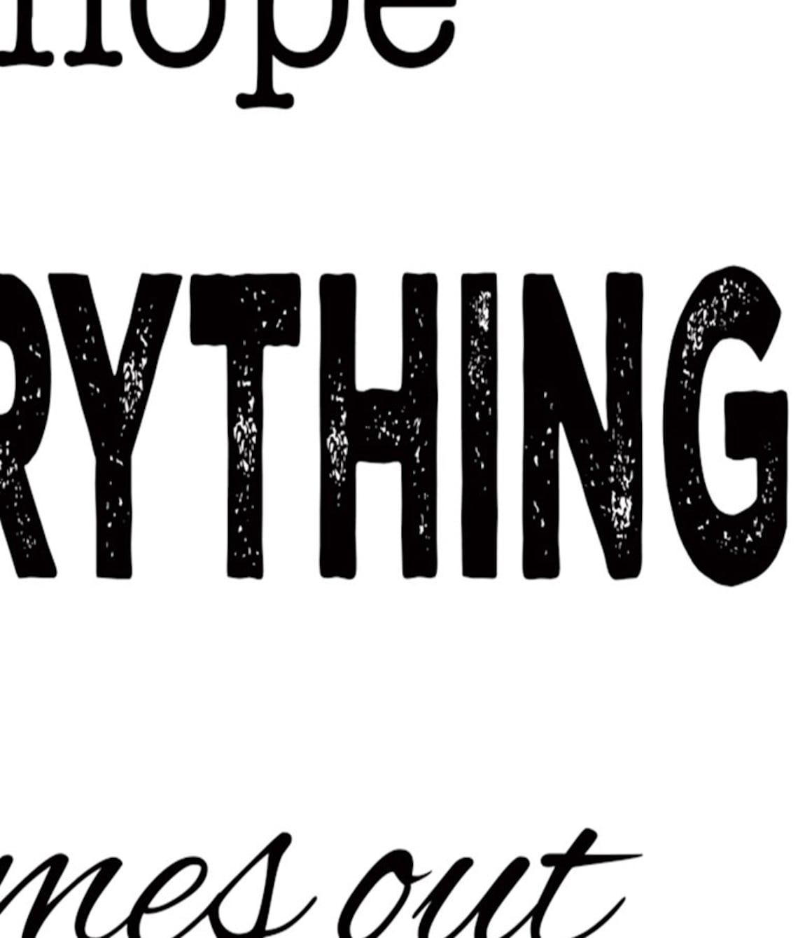 I Hope Everything Comes Out OK Restroom Decor Printable Art | Etsy