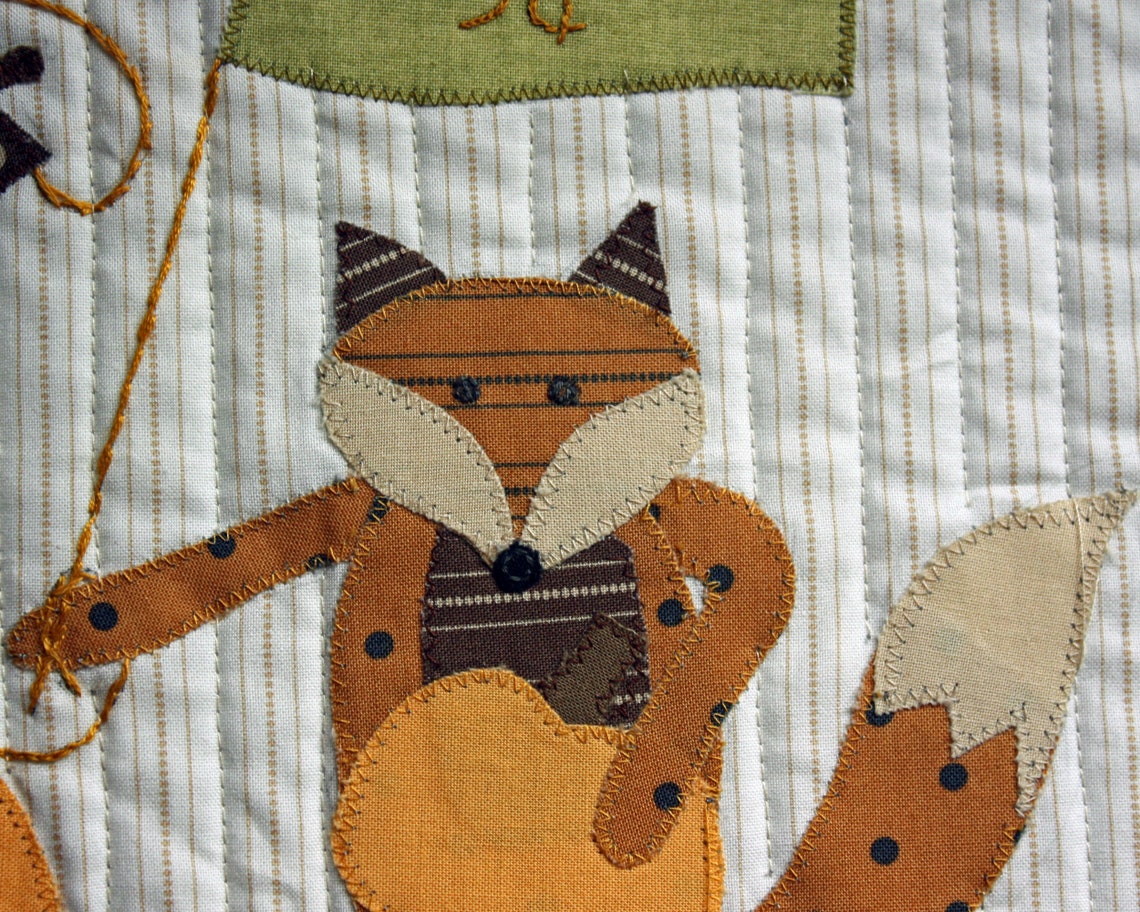 Quilted Wall Hanging Baby Quilt Handmade Quilt or Etsy