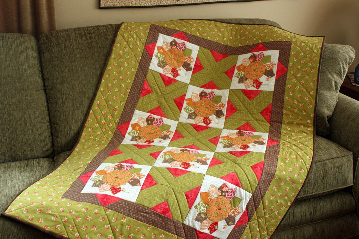 Lap Quilt Baby Quilt Wall Hanging Moda Honeysweet Fabric Etsy