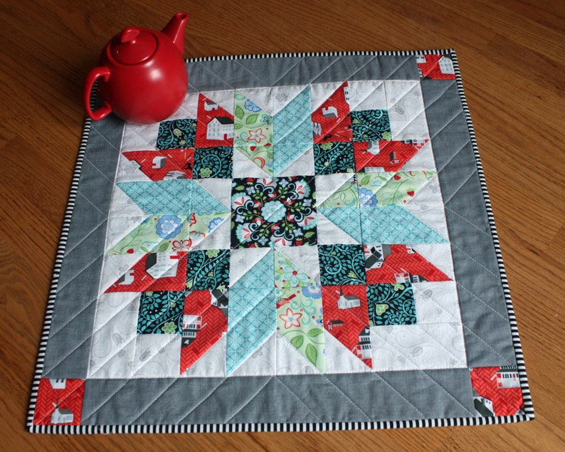 PDF Pattern for the Double Star Barn Quilted Wall Hanging or Table Topper 20-1/2 x 20-1/2 DOWNLOADABLE PATTERN image 4