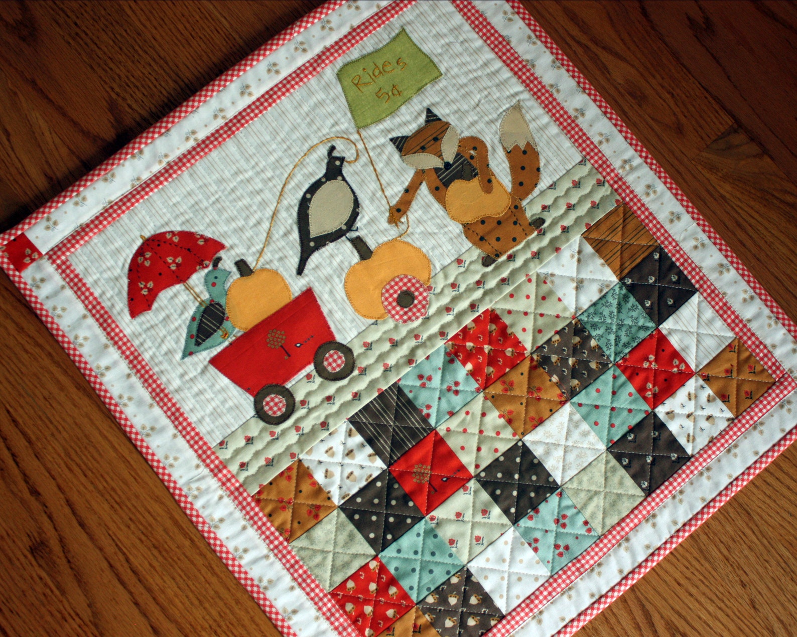 Quilted Wall Hanging Baby Quilt Handmade Quilt or Etsy
