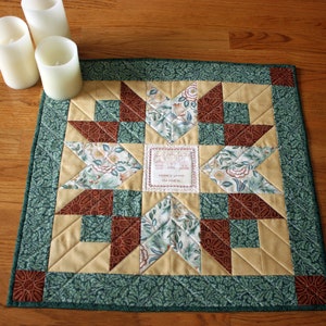 PDF Pattern for the Double Star Barn Quilted Wall Hanging or Table Topper 20-1/2 x 20-1/2 DOWNLOADABLE PATTERN image 5