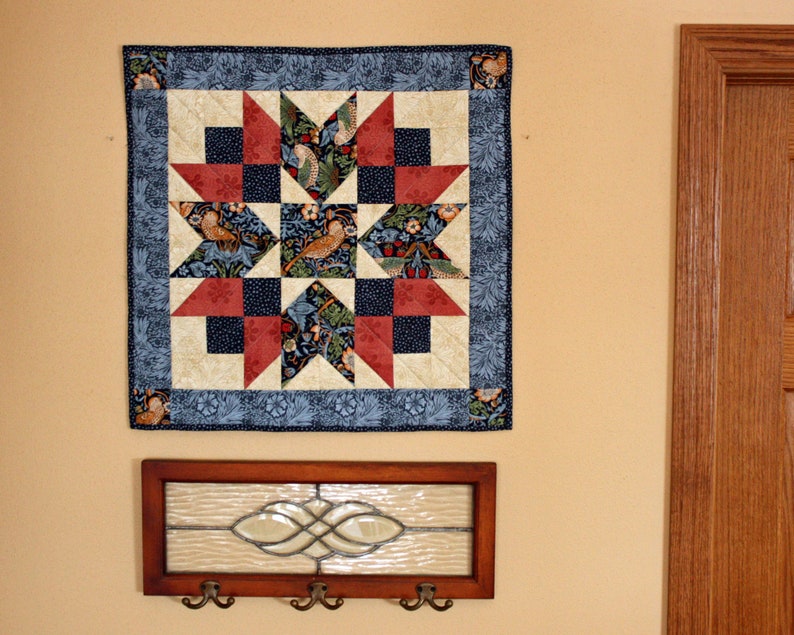 PDF Pattern for the Double Star Barn Quilted Wall Hanging or Table Topper 20-1/2 x 20-1/2 DOWNLOADABLE PATTERN image 2