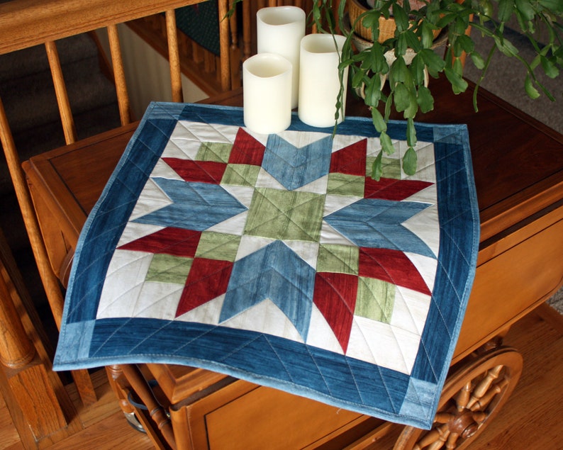 PDF Pattern for the Double Star Barn Quilted Wall Hanging or Table Topper 20-1/2 x 20-1/2 DOWNLOADABLE PATTERN image 9