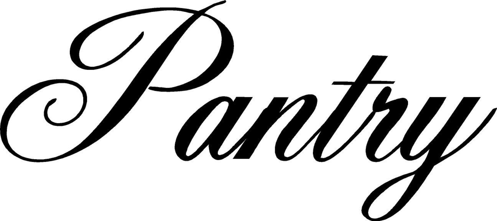 Pantry Vinyl Lettering words kitchen wall quotes graphics Etsy