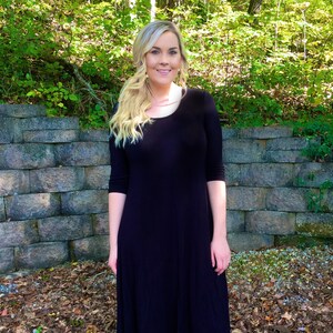 Black Summer Dress Dresses S M L XL 