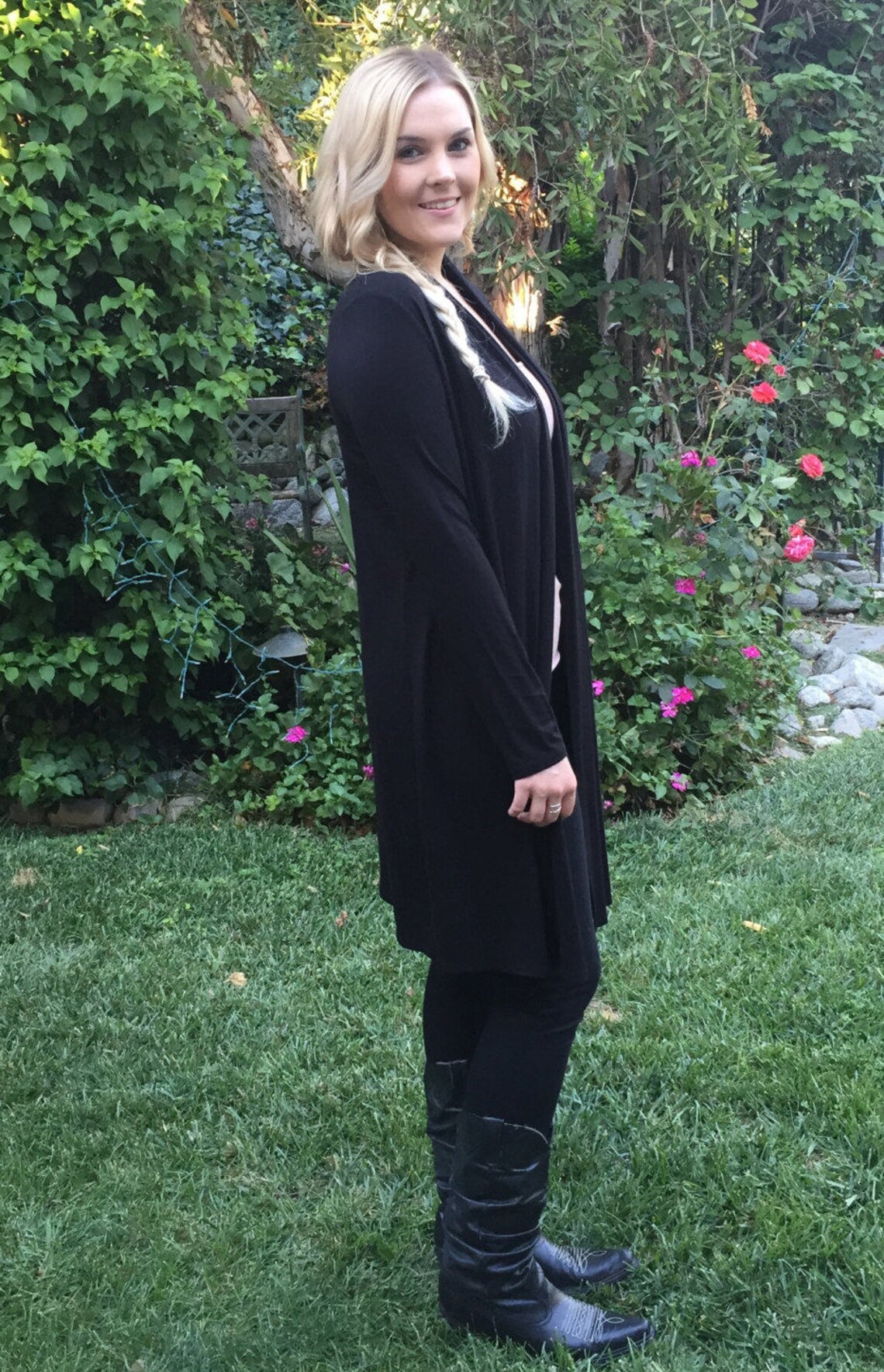 Plus Size Black Cardigan Long Cardigan Plus Size Cardigan Etsy UK