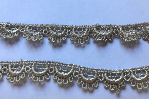 taupe lace trim