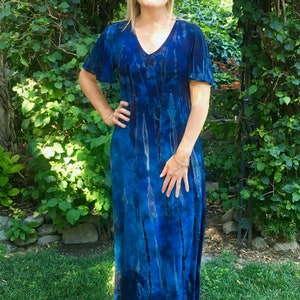 Summer Maxi Dress Tie Dye Maxi A Line Maxi Dress Summer - Etsy