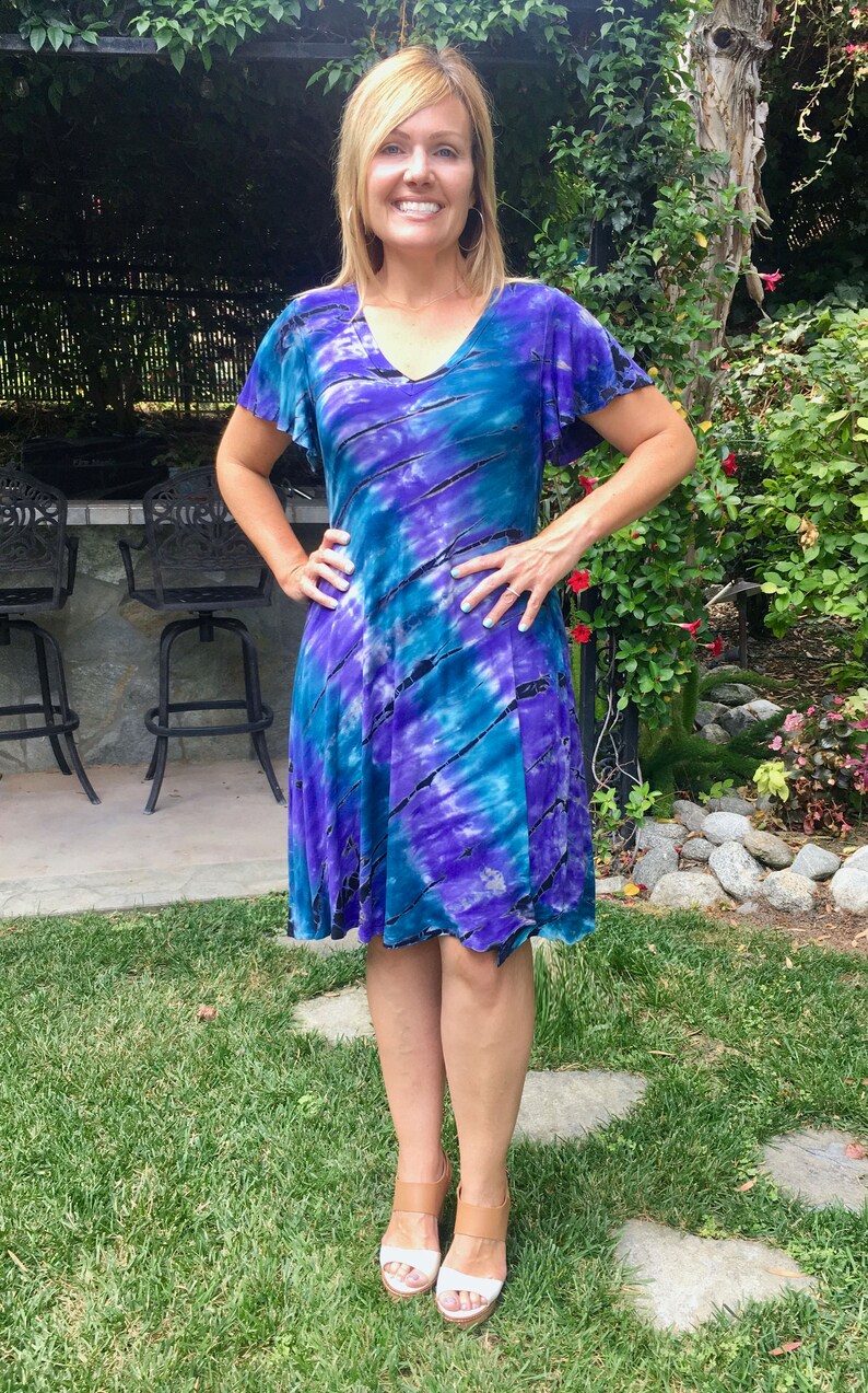 etsy tie dye dress